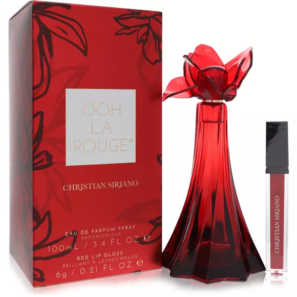 Christian Siriano Ooh La Rouge Eau de Parfum Set with Lip Gloss 100ml